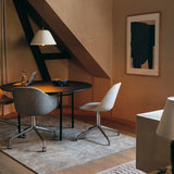 Harbour Side Dining Chair Star Base with Return: Upholstered