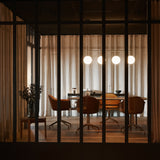 Harbour Dining Chair Star Base: Upholstered