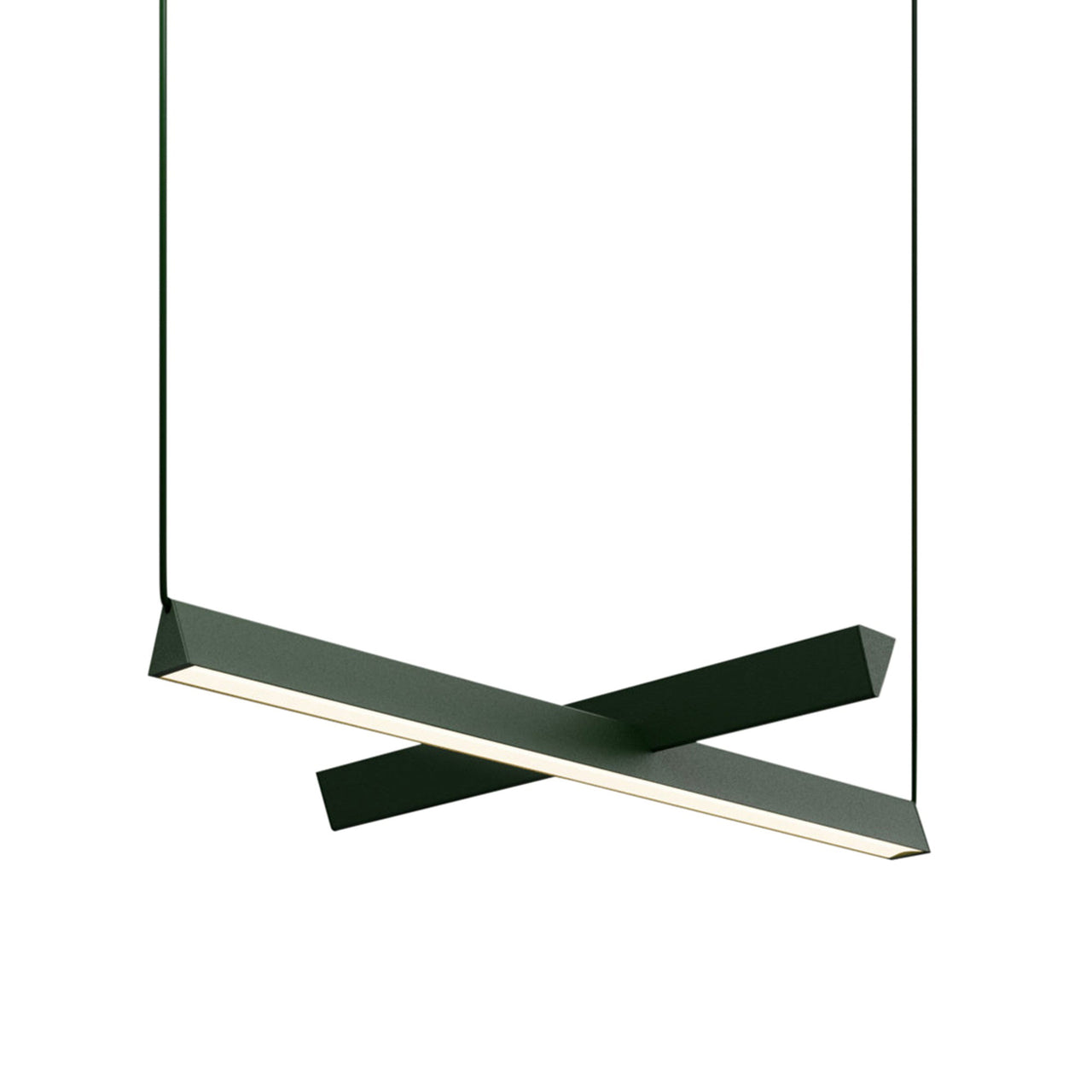 Mile 01 Suspension Lamp: Textured Green