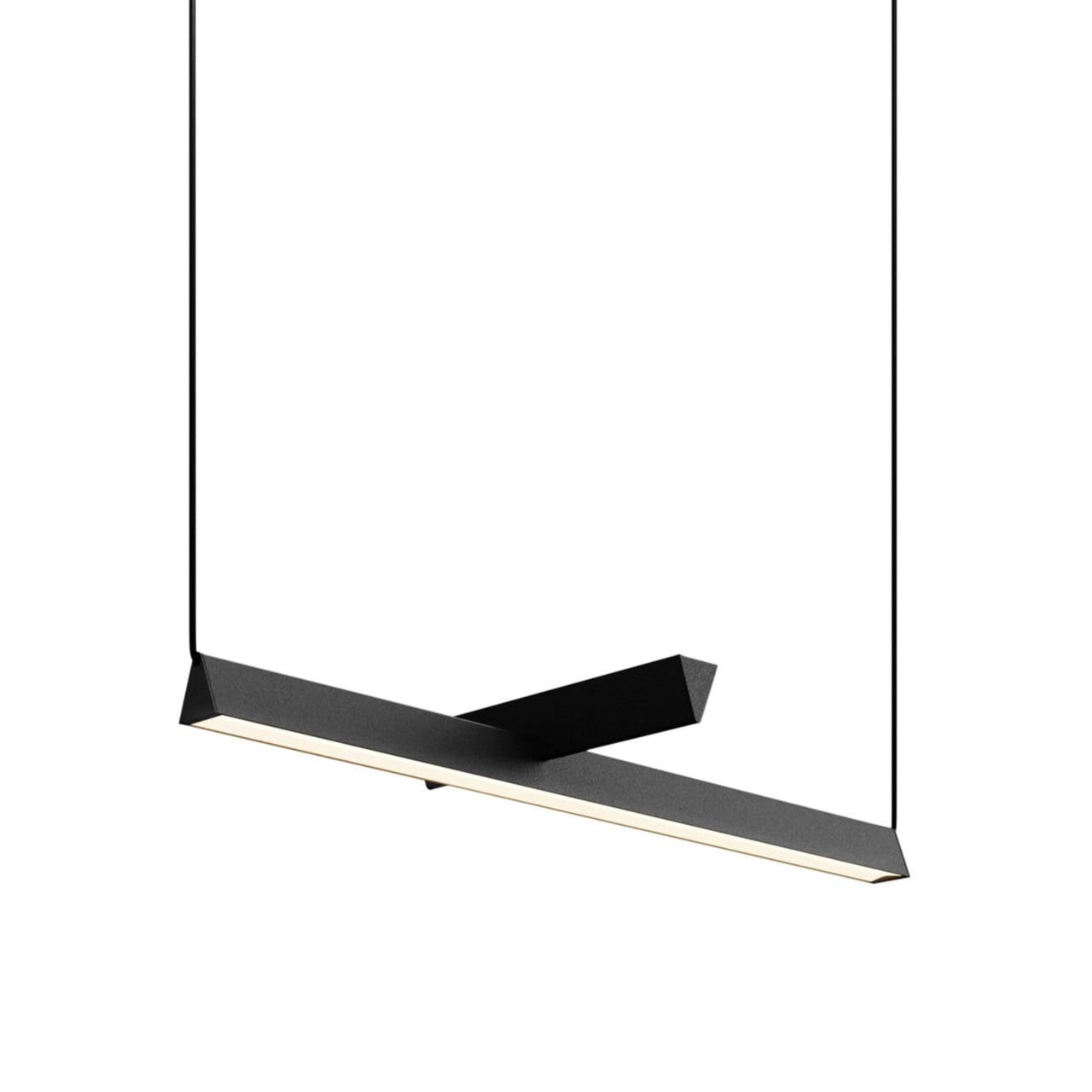 Mile 03 Suspension Lamp: Textured Black