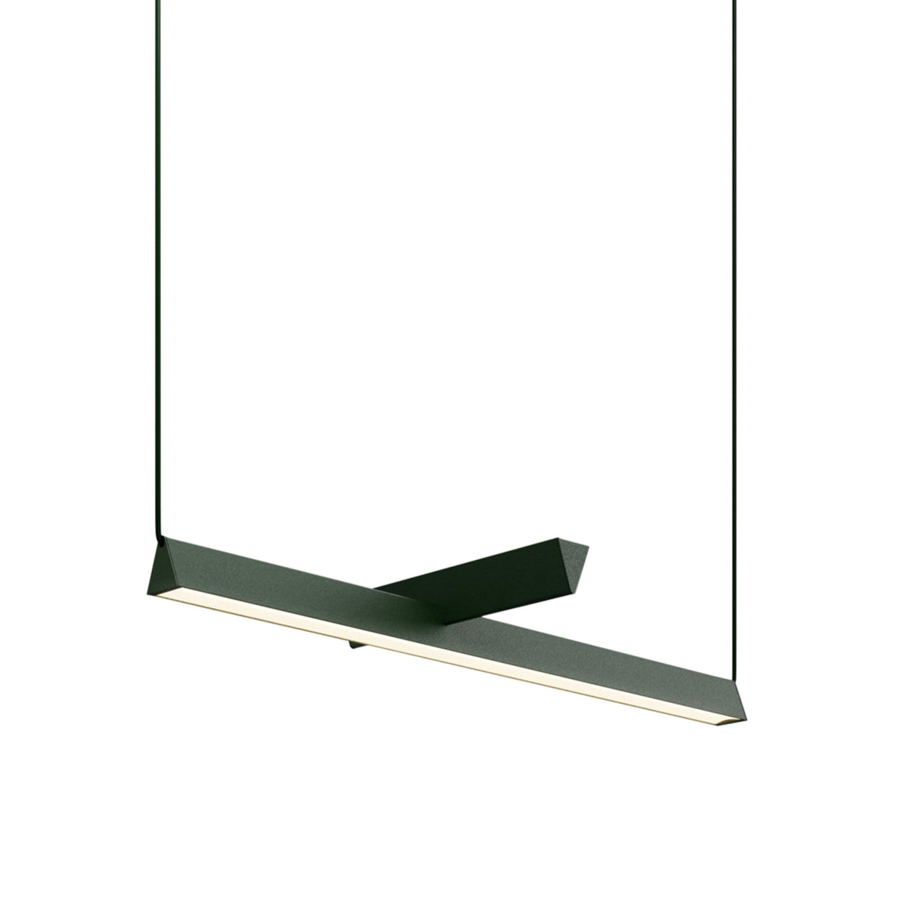 Mile 03 Suspension Lamp: Textured Green