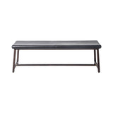 Mandarin Bench: Dark Brown Oak