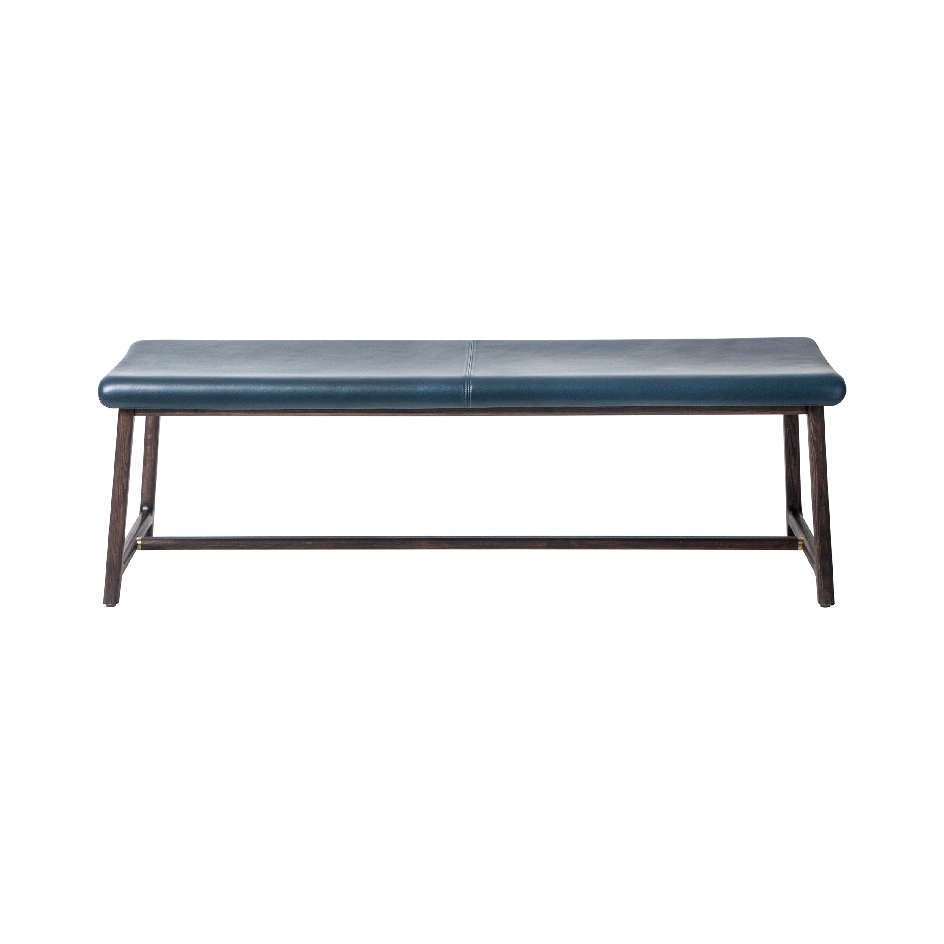 Mandarin Bench: Dark Brown Oak