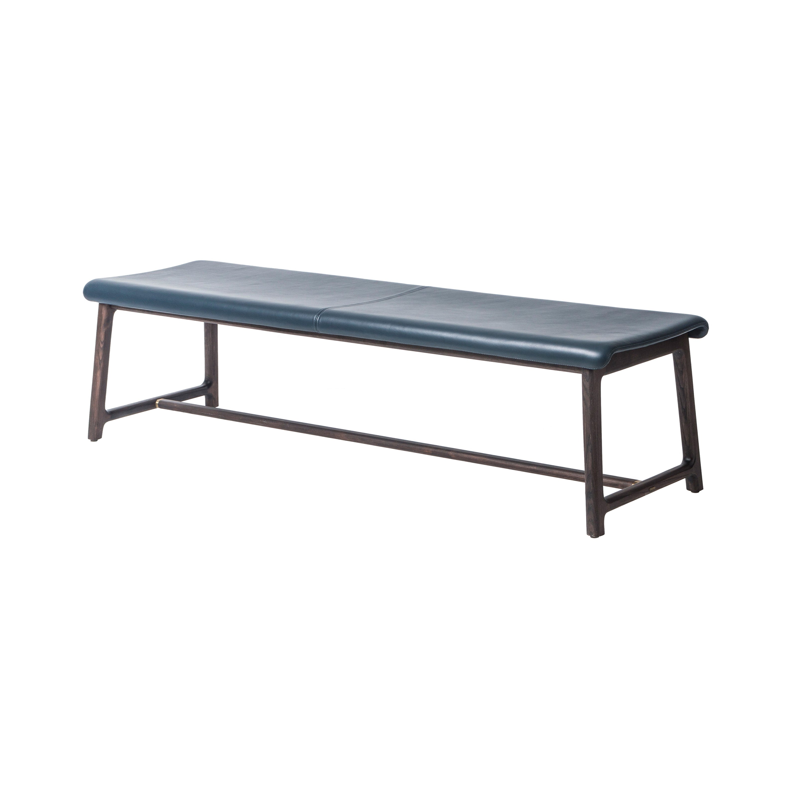 Mandarin Bench: Dark Brown Oak