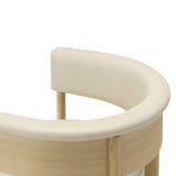 Minatomirai Cafe Side Chair N-SC01: Upholstered