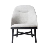 Bund Lounge Chair: Black Oak