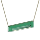 Sainte 21 Suspension Lamp: Green + Beige
