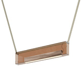Sainte 21 Suspension Lamp: Bronze + Beige