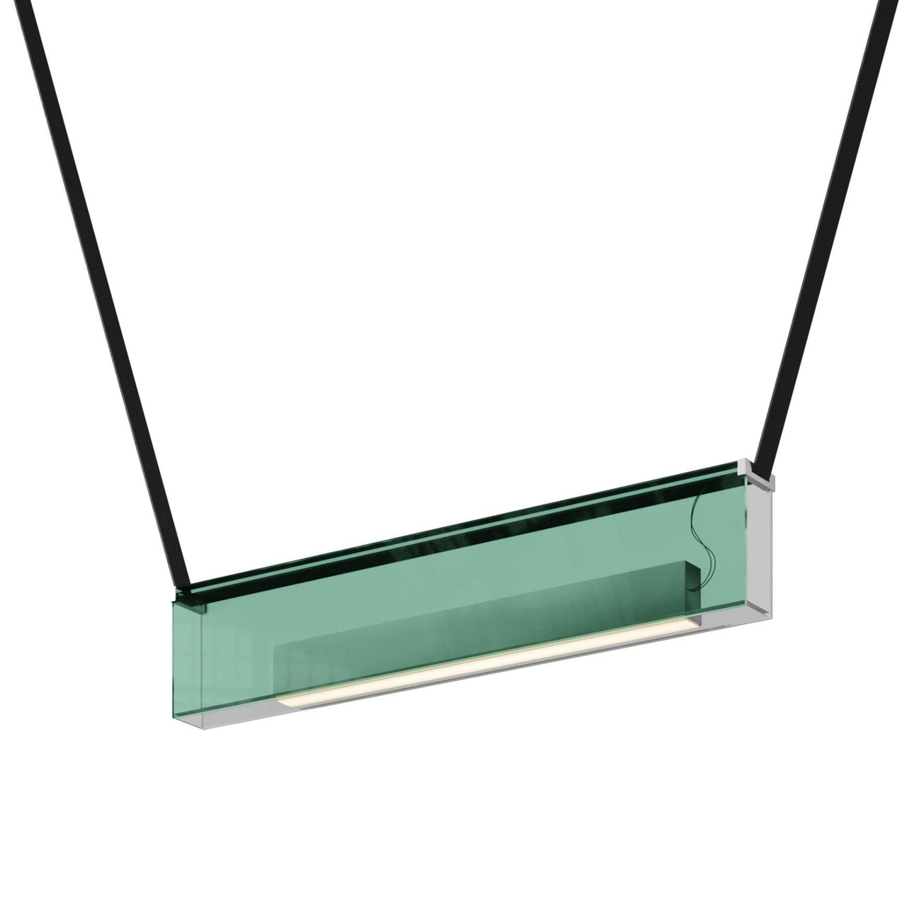 Sainte 21 Suspension Lamp: Green + Black
