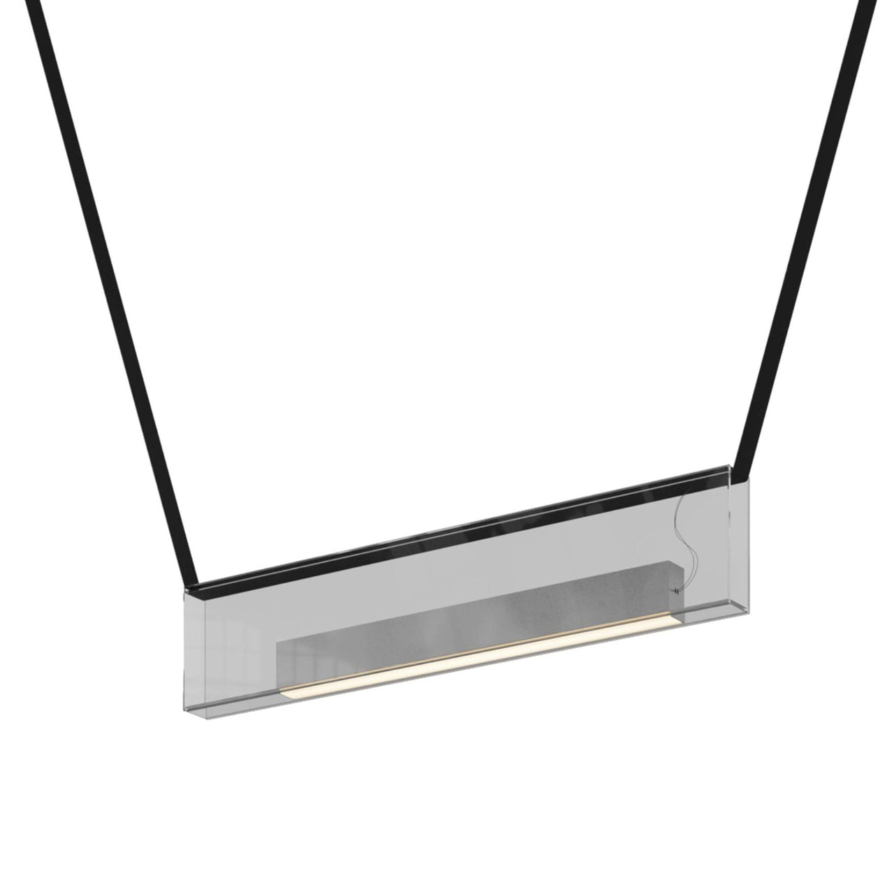 Sainte 21 Suspension Lamp: Extra Clear + Black