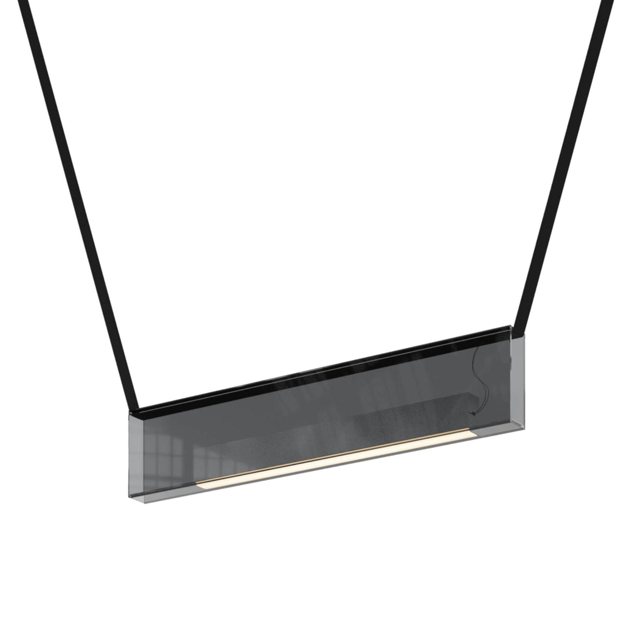 Sainte 21 Suspension Lamp: Grey + Black