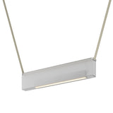 Sainte 21 Suspension Lamp: Frosted Extra Clear + Beige