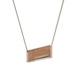 Sainte 25 Suspension Lamp: Bronze + Beige