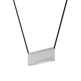 Sainte 25 Suspension Lamp: Frosted Extra Clear + Black