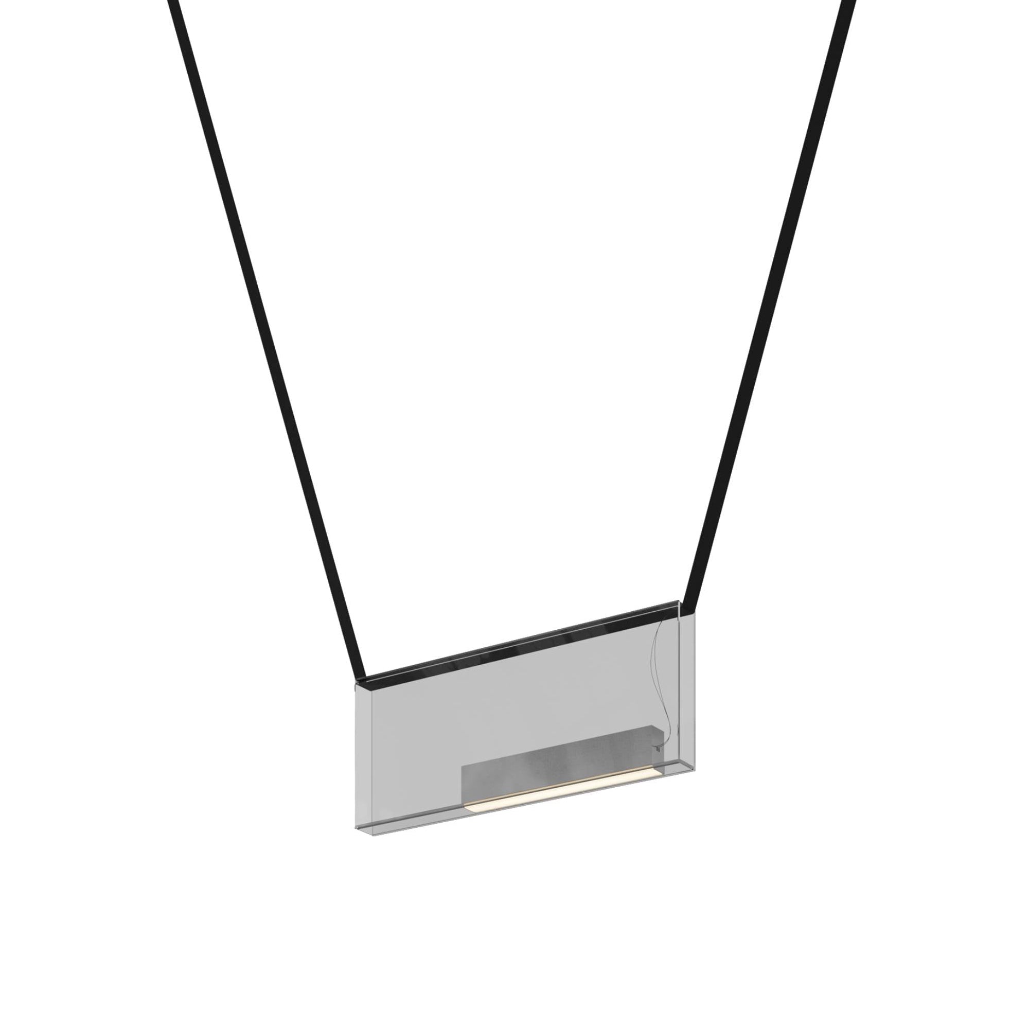 Sainte 25 Suspension Lamp: Extra Clear + Black