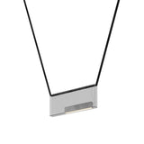 Sainte 25 Suspension Lamp: Extra Clear + Black