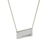 Sainte 25 Suspension Lamp: Extra Clear + Beige