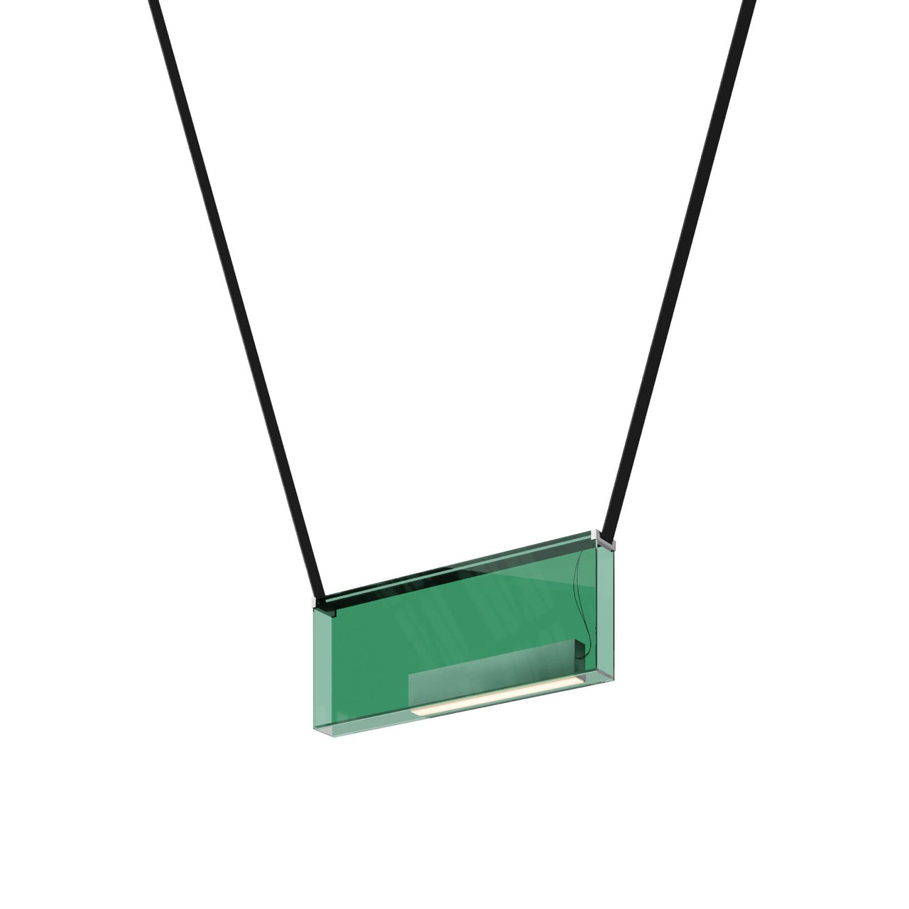 Sainte 25 Suspension Lamp: Green + Black