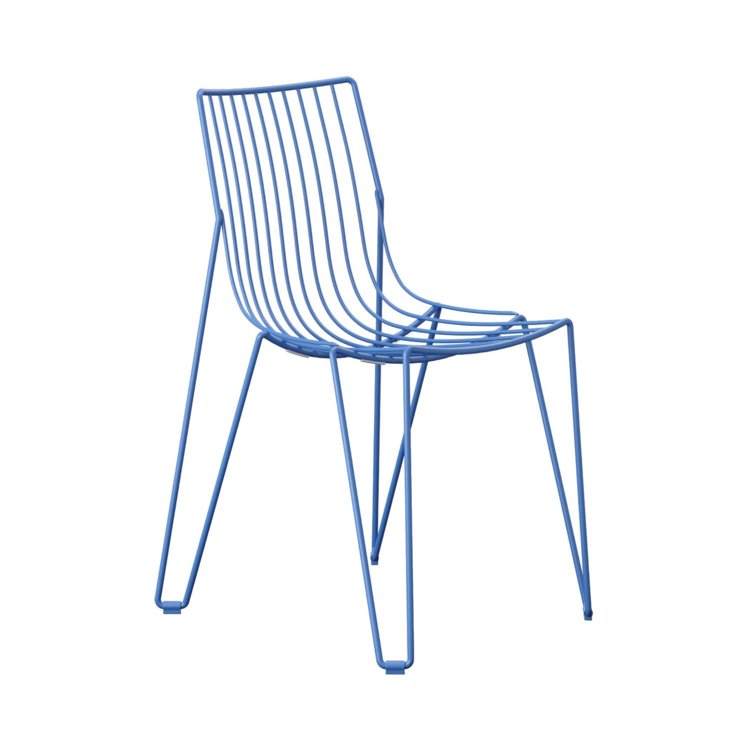Tio Stacking Chair: Overseas Blue