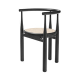 Bukowski Chair: Black + French Cane