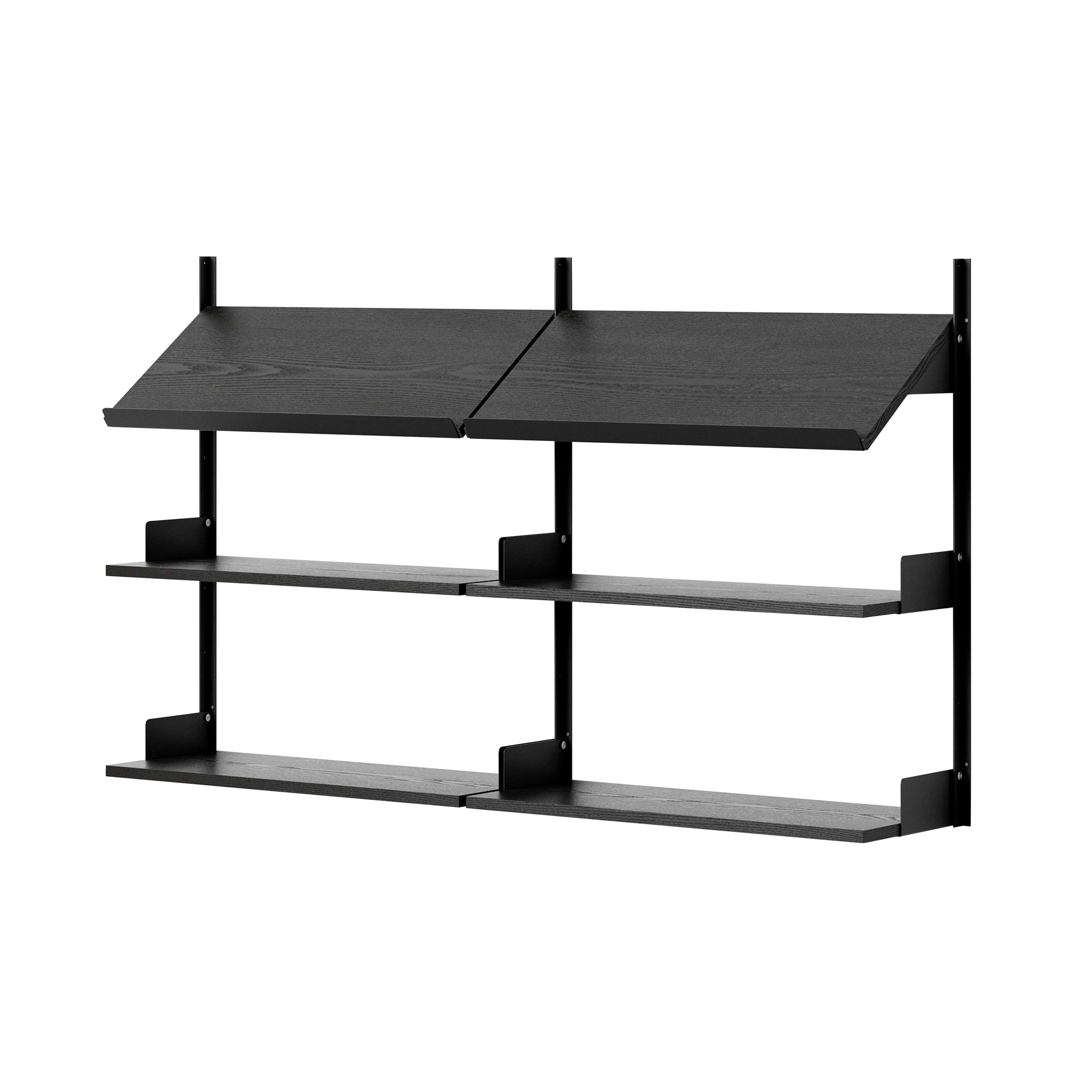 New Works Office Shelf: Black Ash + Black