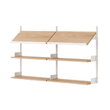 New Works Office Shelf: Oak + White