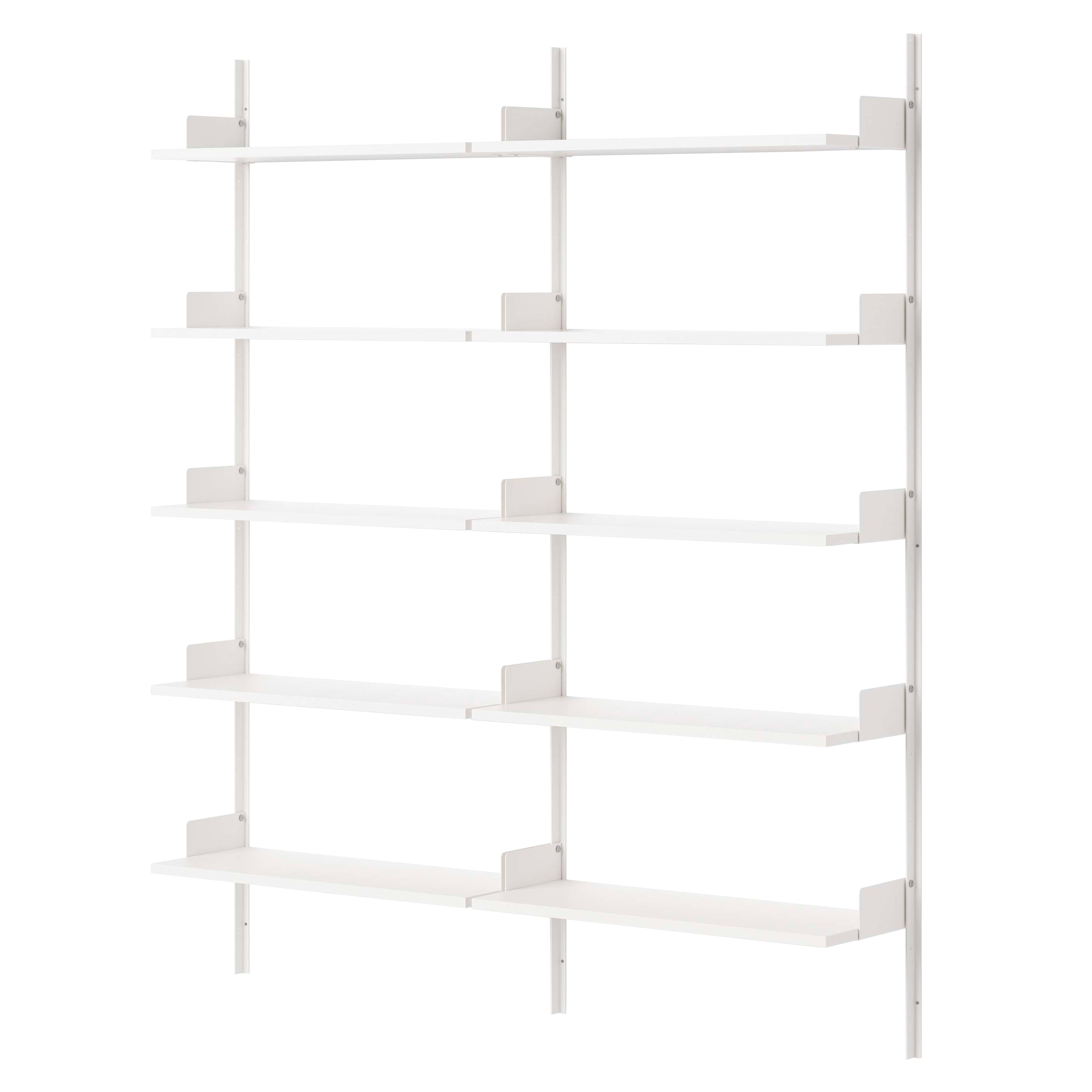 New Works Library Shelf: White
