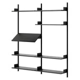New Works Living Shelf: Black Ash + Black