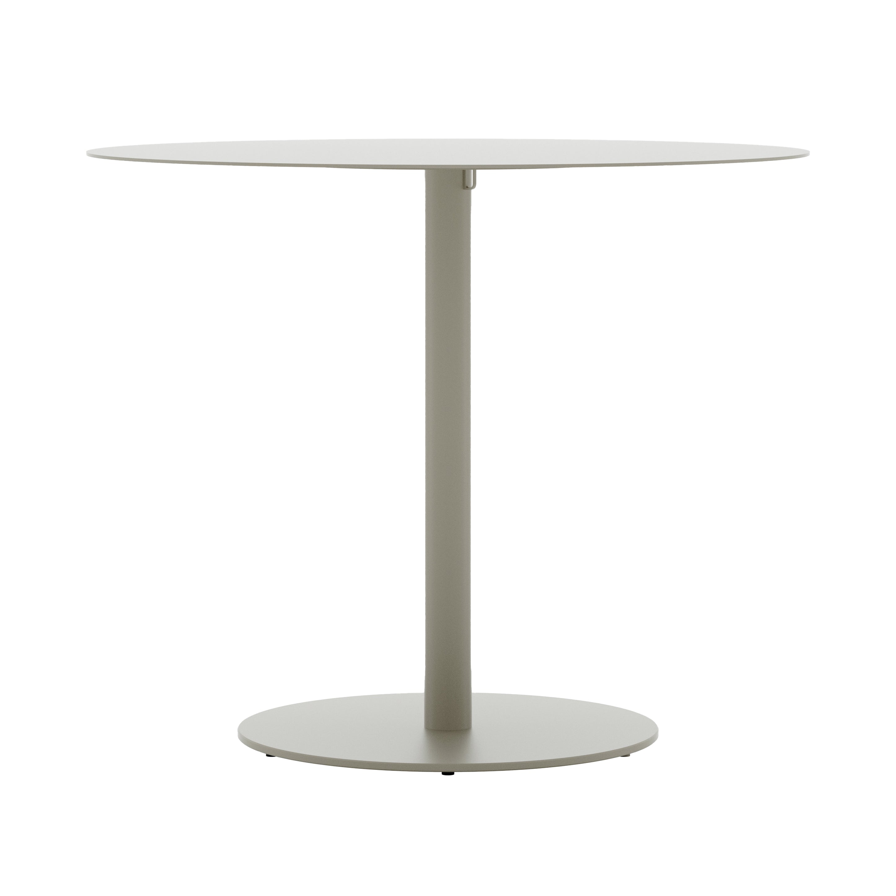 May Bistro Table: Round + Light Grey