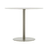 May Bistro Table: Round + Light Grey