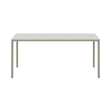 May Table: Rectangle + Light Grey