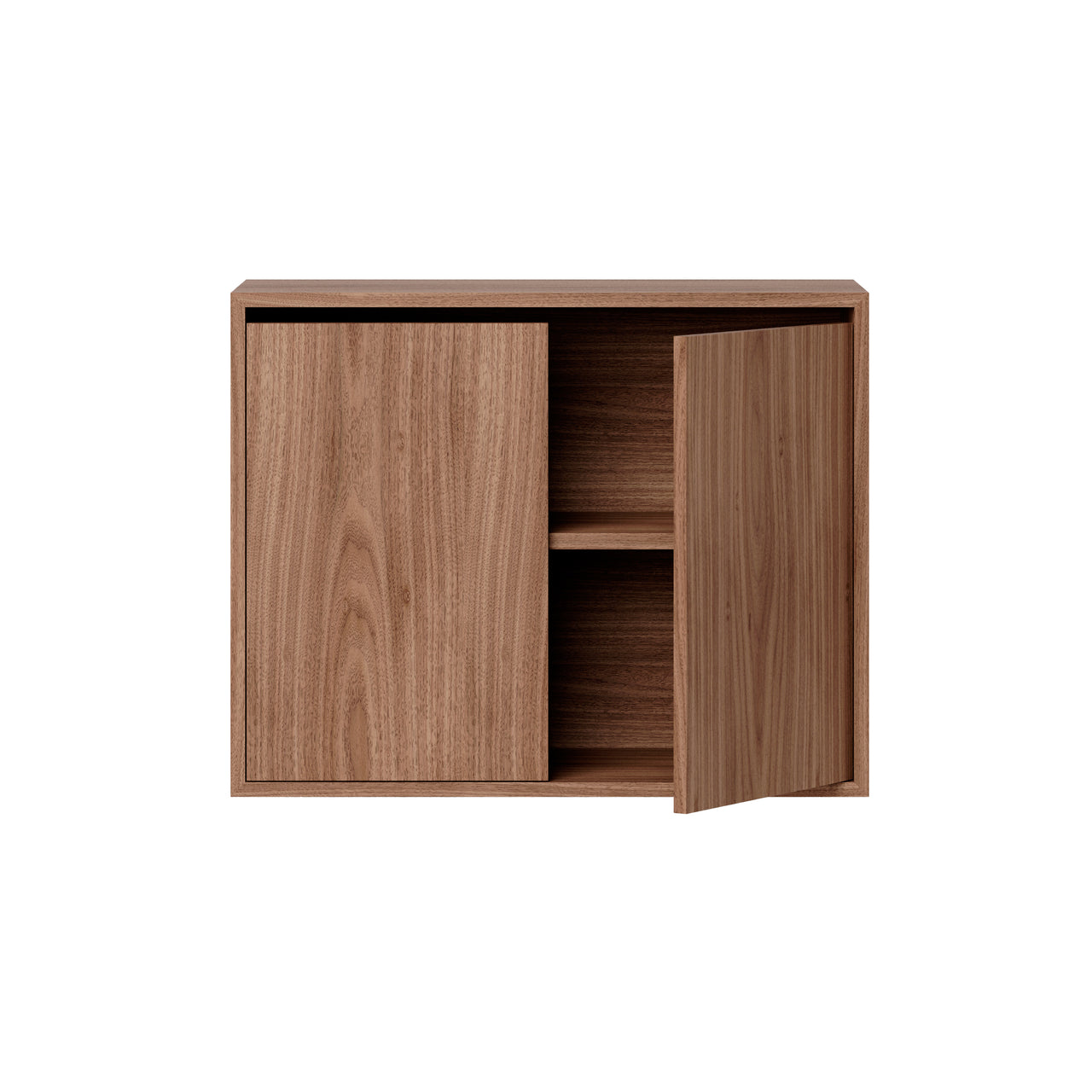 New Works Wall Cabinet with Doors: Tall + Walnut