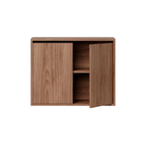 New Works Wall Cabinet with Doors: Tall + Walnut