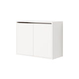 New Works Wall Cabinet with Doors: Tall + White