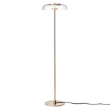 Blossi Floor Lamp: Nordic Gold + Clear