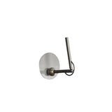 Calamaio Wall Lamp: Satin Black Nickel