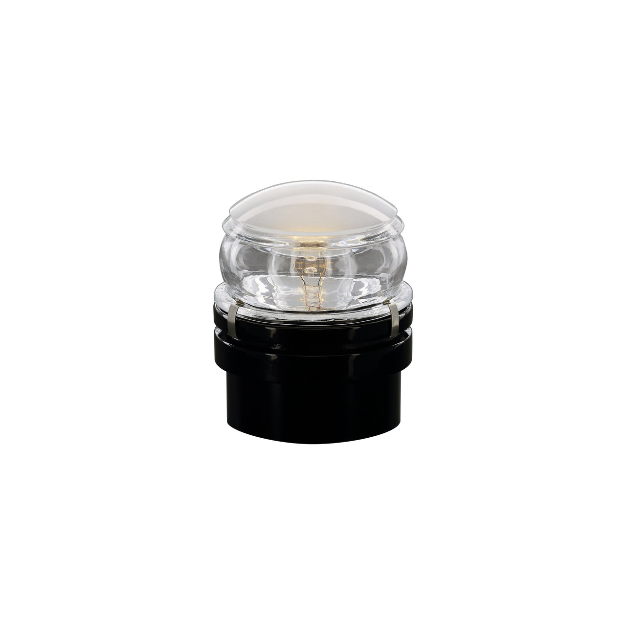 Fresnel Wall Lamp: Outdoor + Black
