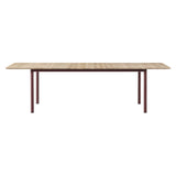 Plan Table: Extendable + Light Oiled Oak + Bordeaux