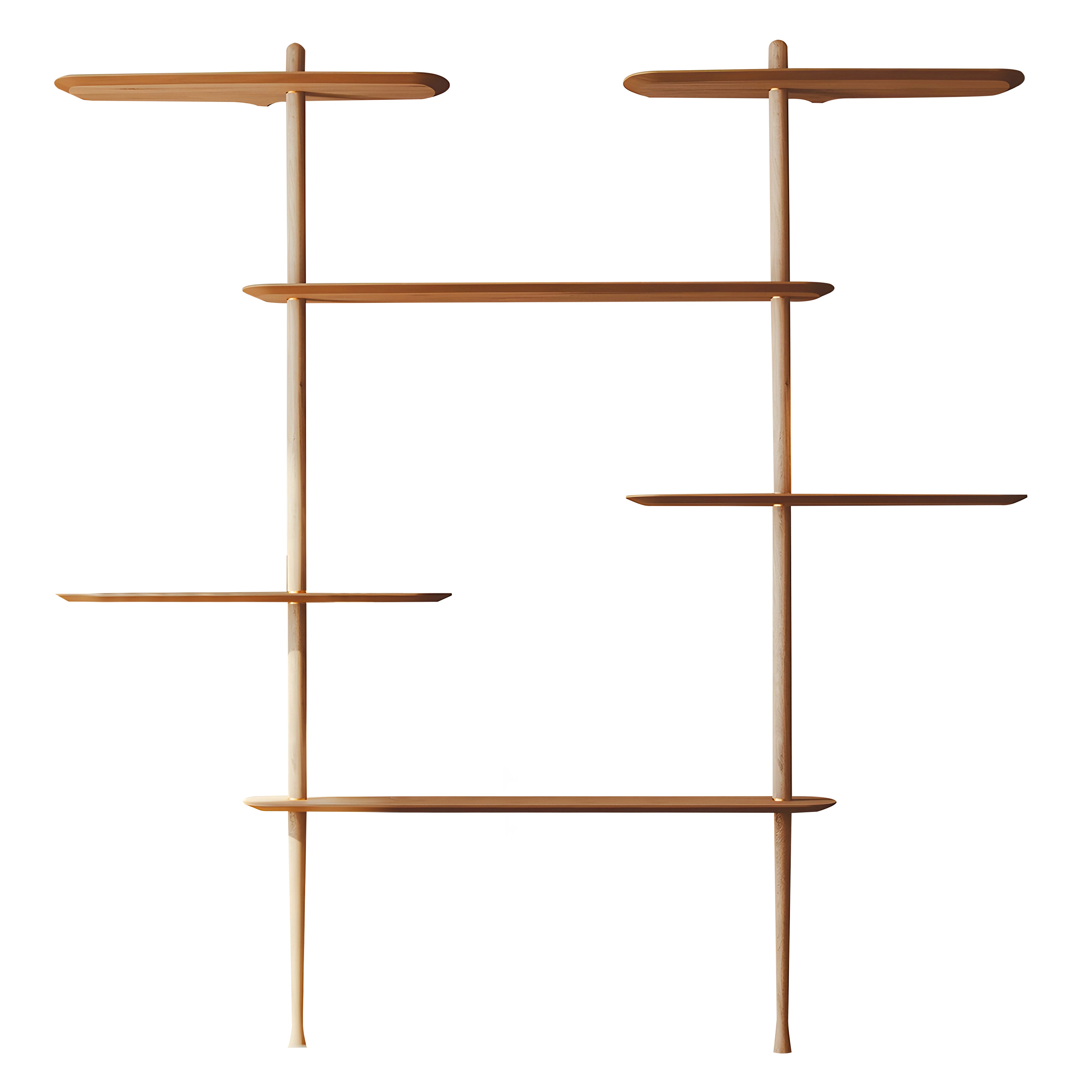 Axis 2 Shelving System: Walnut