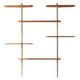 Axis 2 Shelving System: Walnut