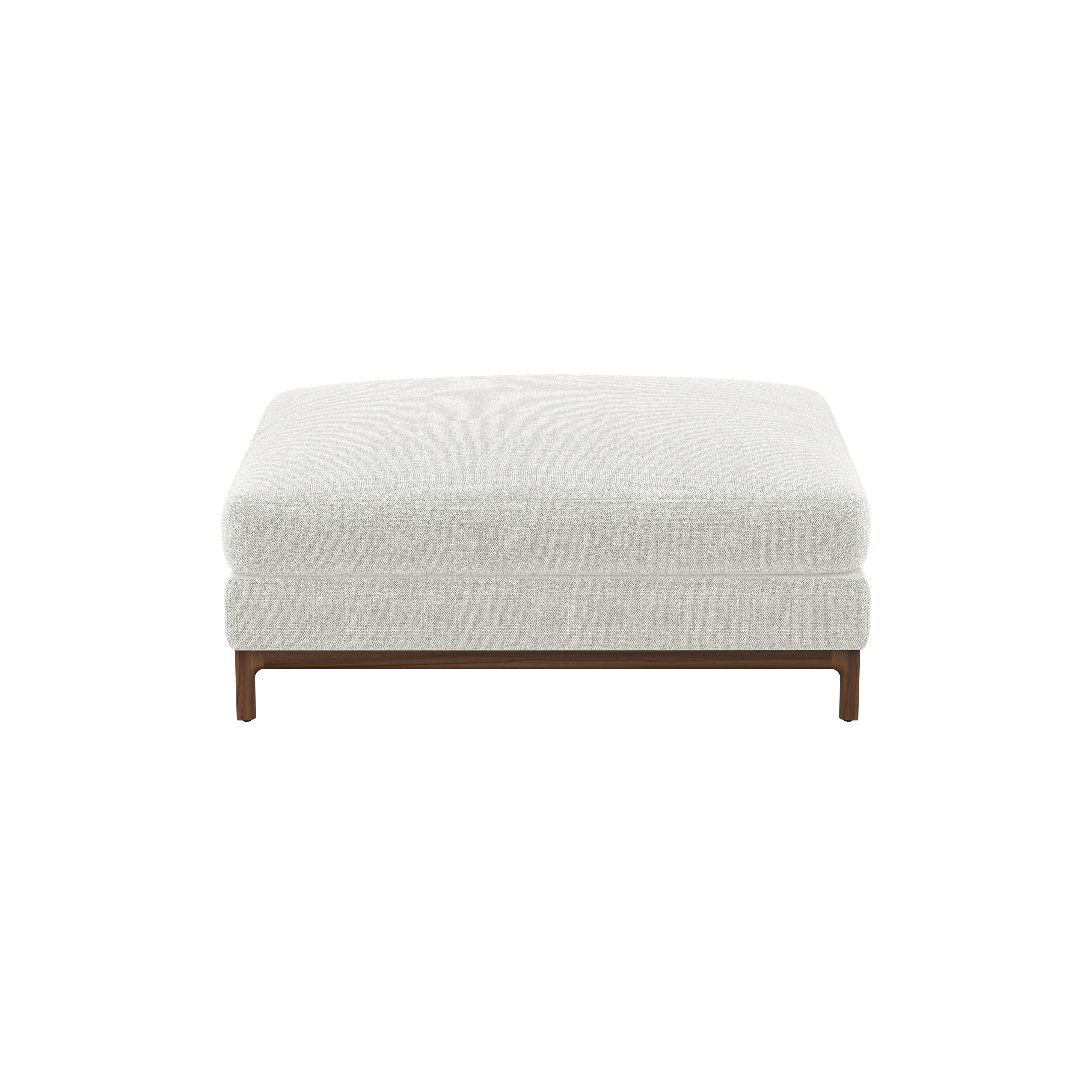 Qi Ottoman: Natural Walnut