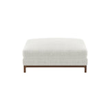 Qi Ottoman: Natural Walnut