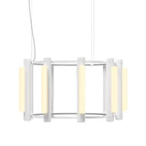 Pipeline 2 Chandelier: White