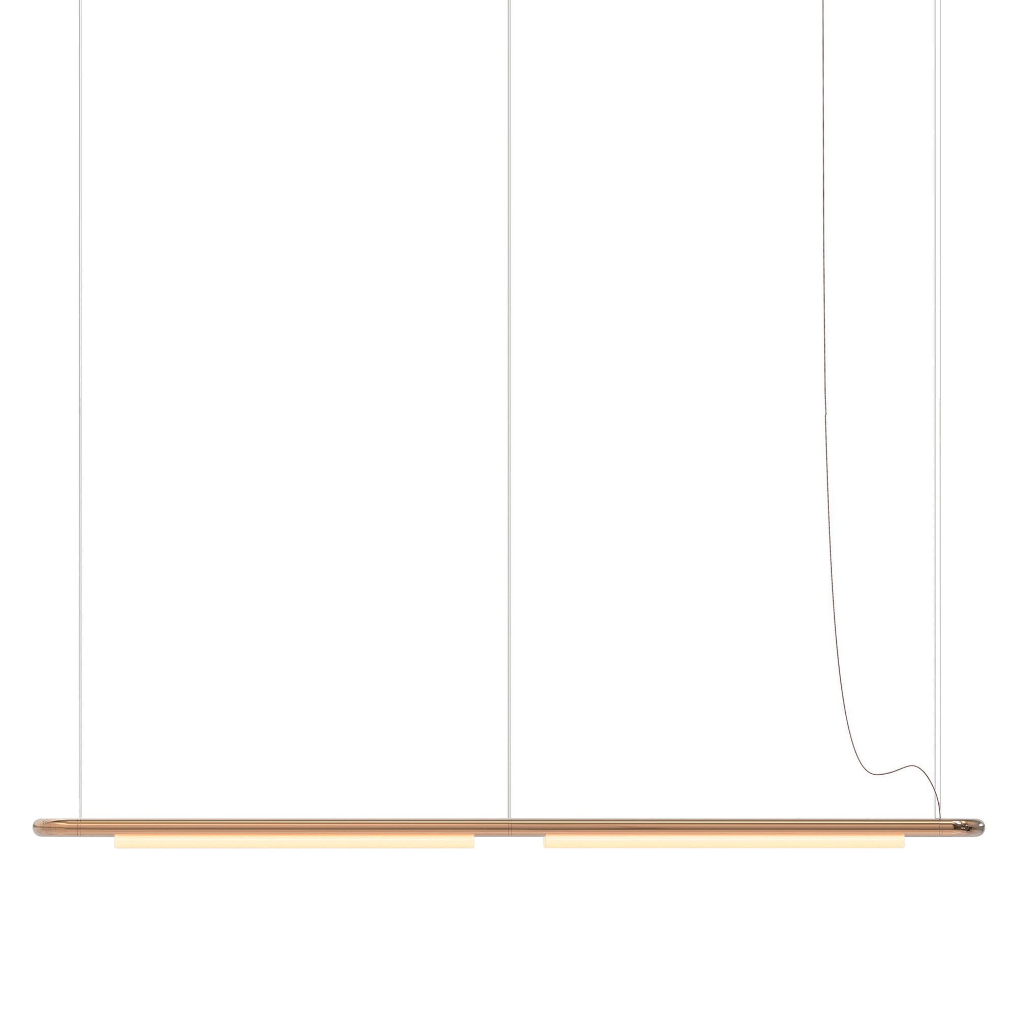 Pipeline CM7 Pendant Light: Copper + Copper