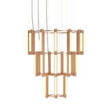 Pipeline 10 Chandelier: Copper