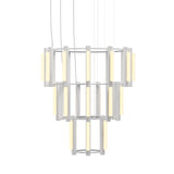 Pipeline 10 Chandelier: White