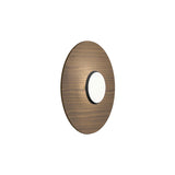 Sky Dome Flush Light: Wood: Small - 18