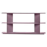 Plec Shelving: Small + Low + Pastel Violet