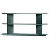 Plec Shelving: Small + Low + Nordic Green