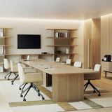 Hug 4 Star Swivel Base Chair: Front Upholstered + Castors